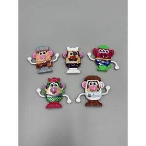 Mr Potato Head Hasbro Wendy's Kid's Meal Spud Buds 5 Figures (1 Missing Arms)